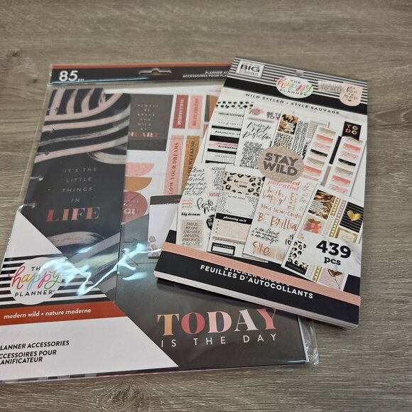 The Happy Planner Sticker And Accessory Set Modern Wild Theme For Planners - Picture 3 of 16